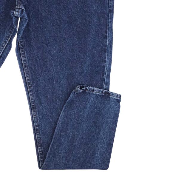 Vintage Lee Jeans Womens 12 Medium Blue High Rise Tapered Leg Denim 90s - Picture 6 of 12